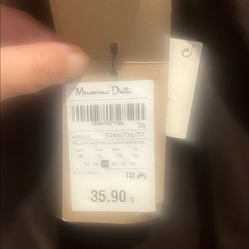Massimo Dutti Chocolate Brown Skinny Pants - Picture 6 of 6